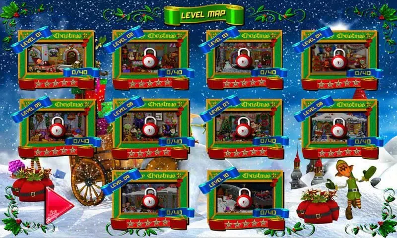 Zrzuty ekranu # 6 Hidden Objects Games Free New - Christmas Elf