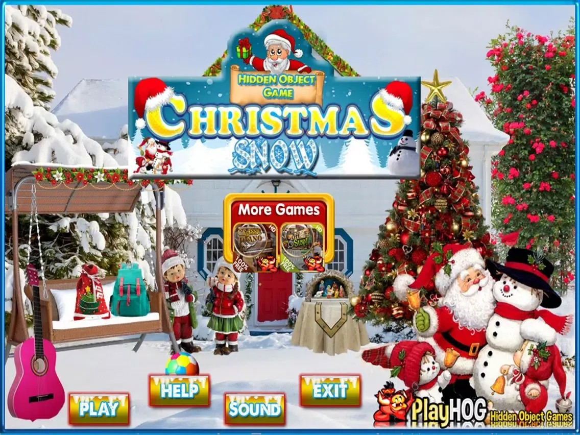 Capturas de pantalla de Christmas Snow Hidden Objects iPad 