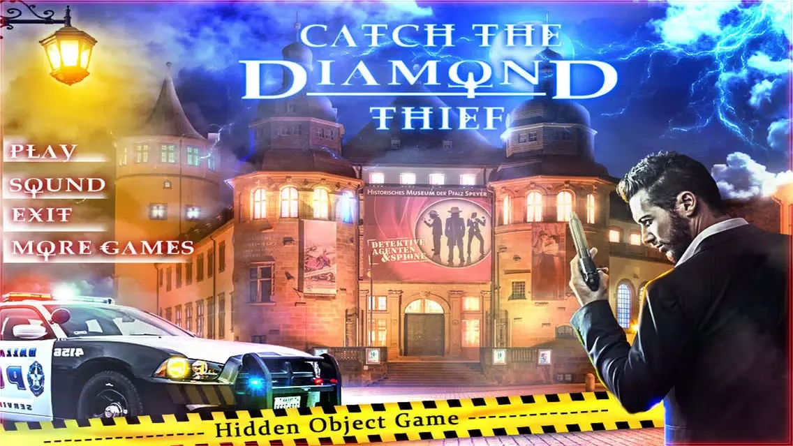 Hidden Object Games Catch the Diamond Thief স্ক্রিনশট