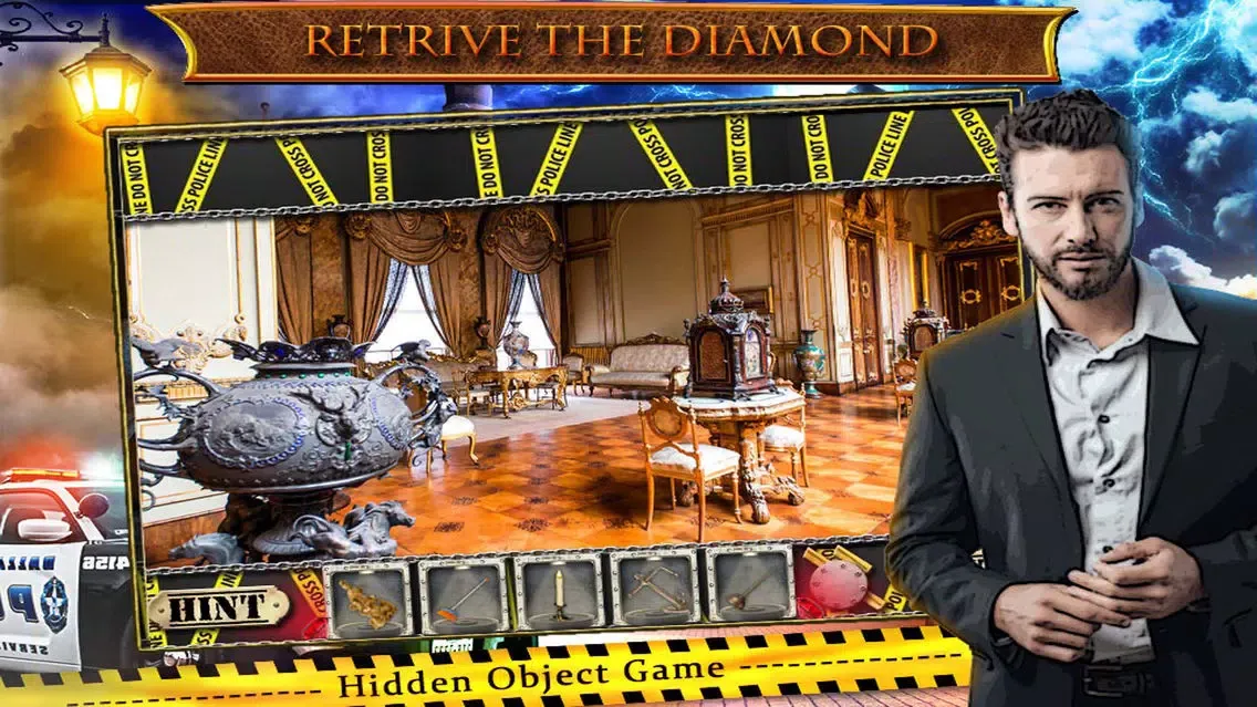 Hidden Object Games Catch the Diamond Thief স্ক্রিনশট