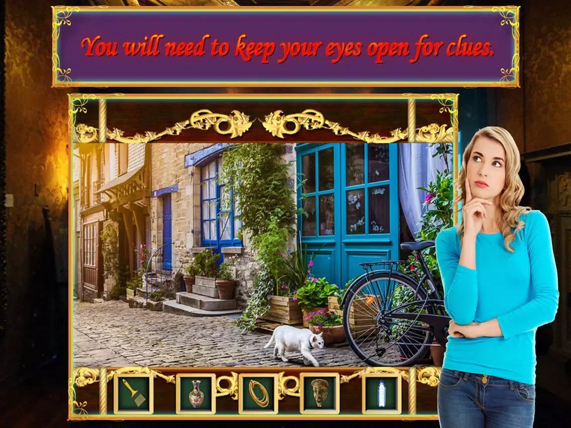 Hidden Object Games Catch the Necklace Thief iPad 應用截圖