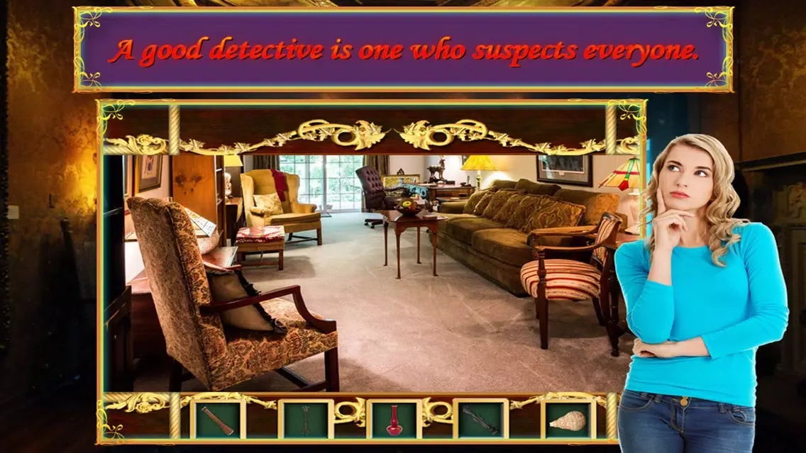 Hidden Object Games Catch the Necklace Thief應用截圖
