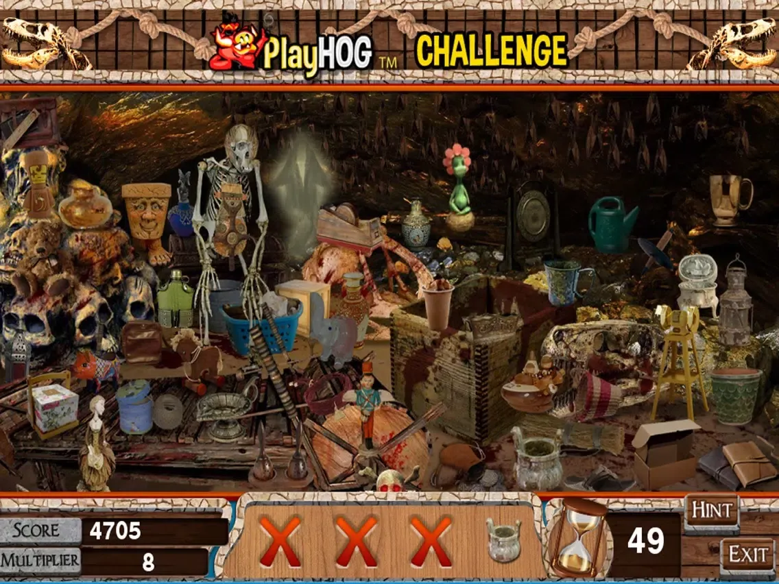 Deadly Caves - Hidden Objects iPad  স্ক্রিনশট
