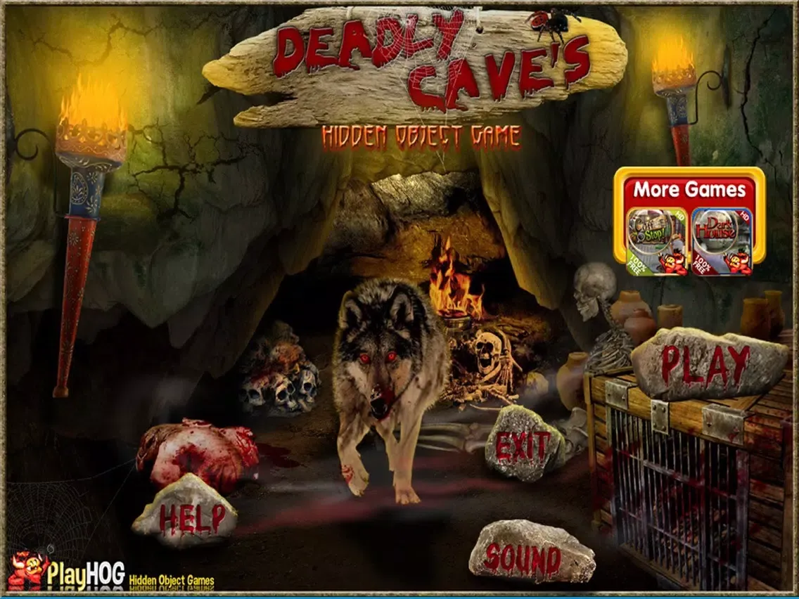 Deadly Caves - Hidden Objects iPad  স্ক্রিনশট