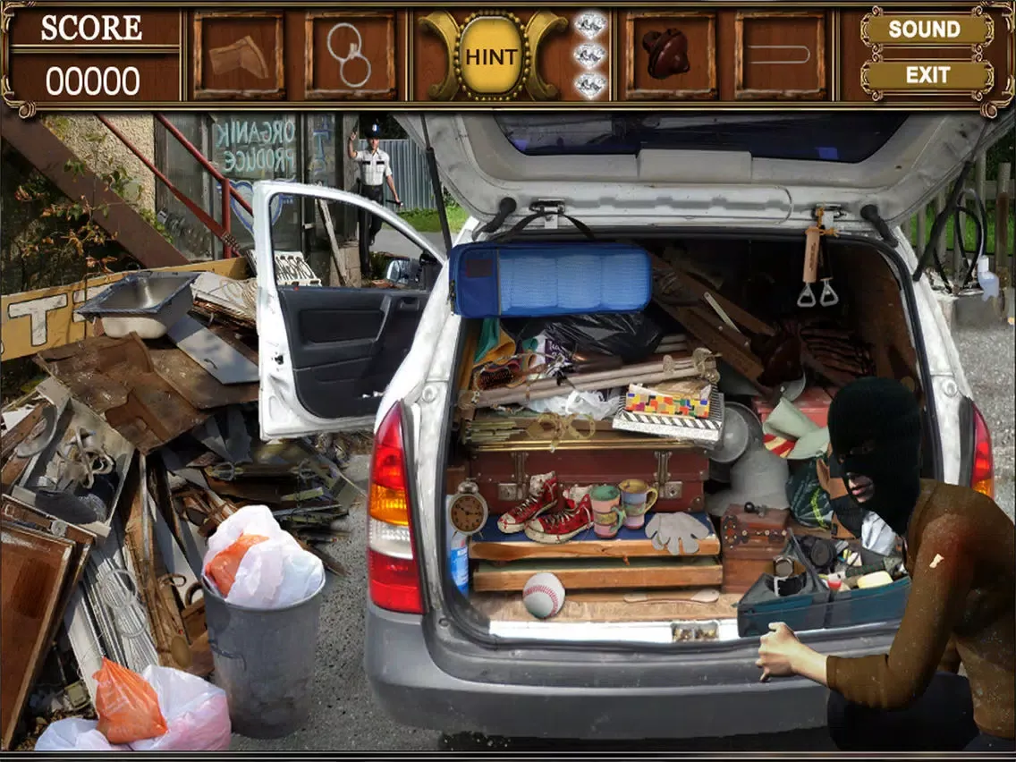 ภาพหน้าจอของ Diamond Thief Hidden Object iPad 