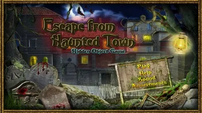 Capturas de tela do Escape from Haunted Town