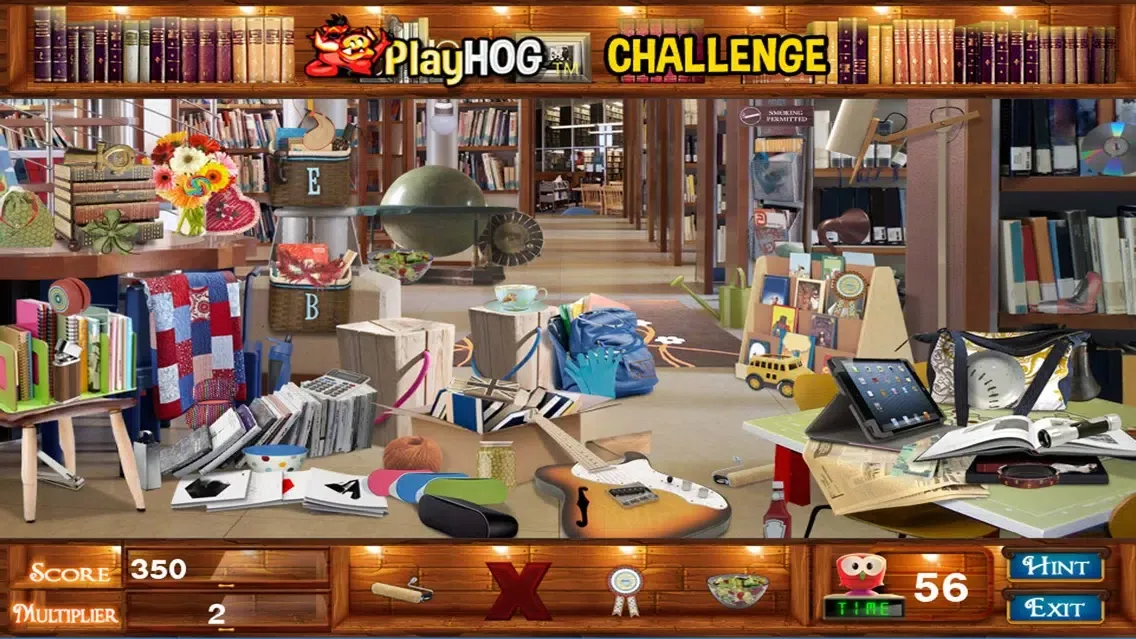 ภาพหน้าจอของ Big Library Hidden Object Game