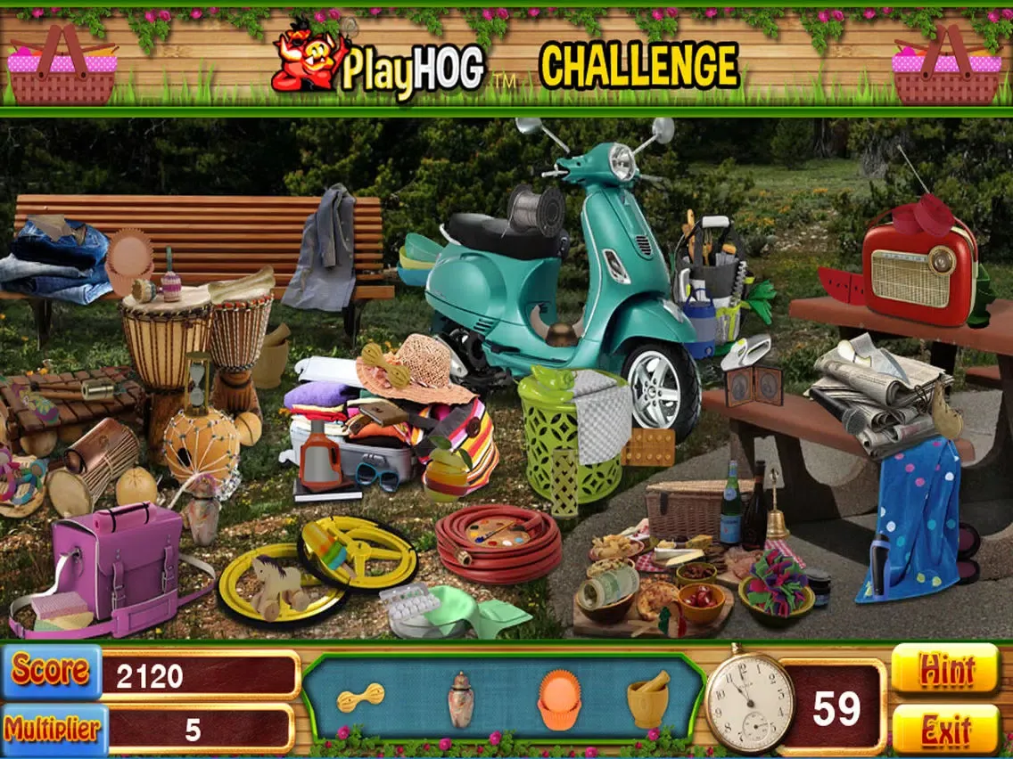 Capturas de pantalla de Family Picnic Hidden Objects iPad 