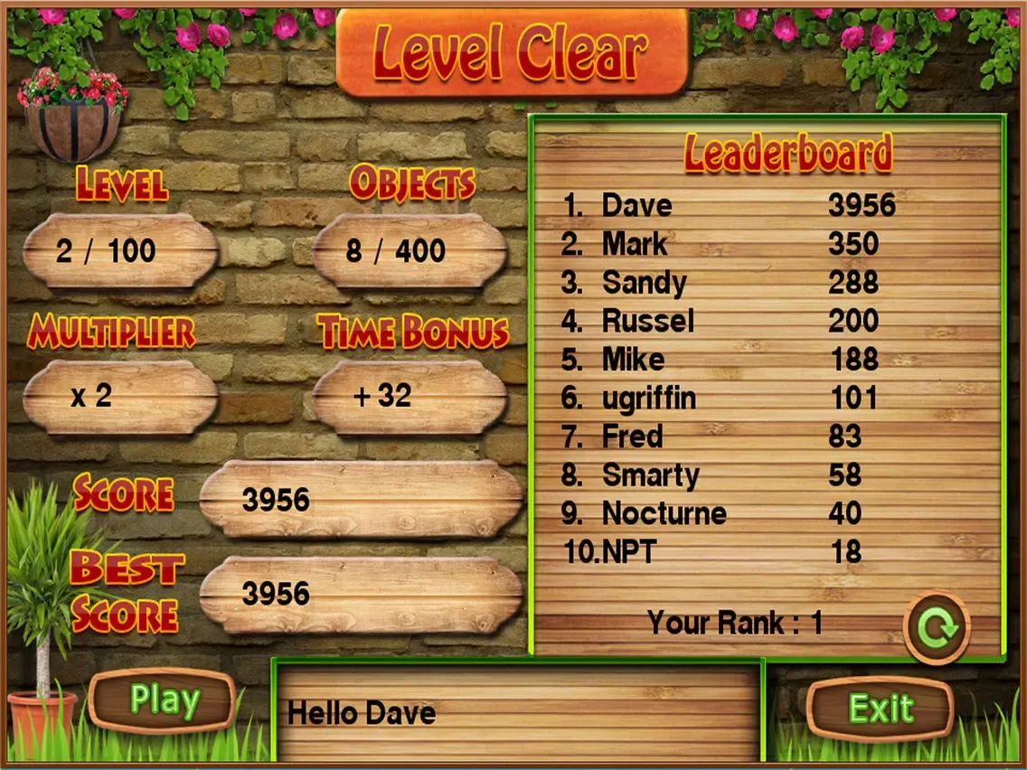 Grand Patio Hidden Object Game iPad  স্ক্রিনশট