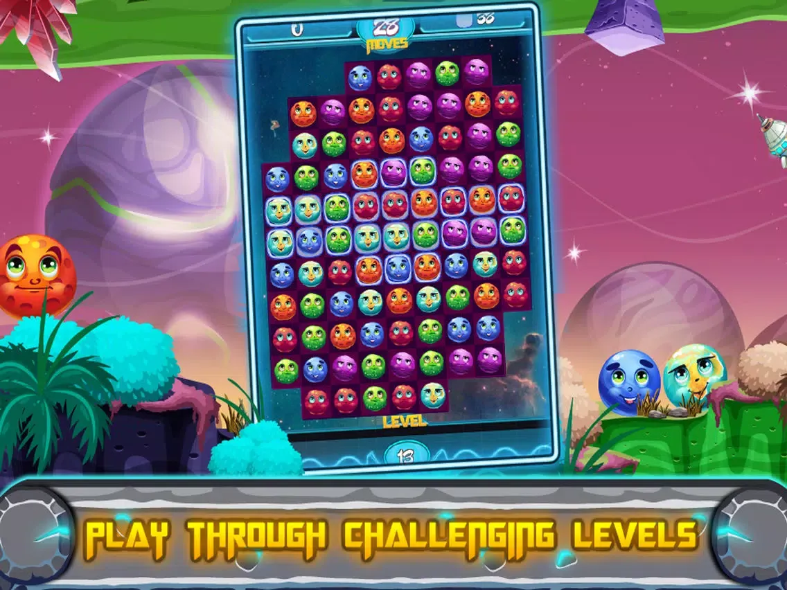 Скриншоты Galactic Burst - Free Match 3 Game iPad 