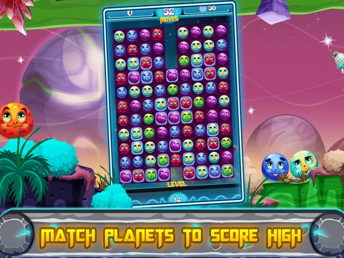 Скриншоты Galactic Burst - Free Match 3 Game iPad 
