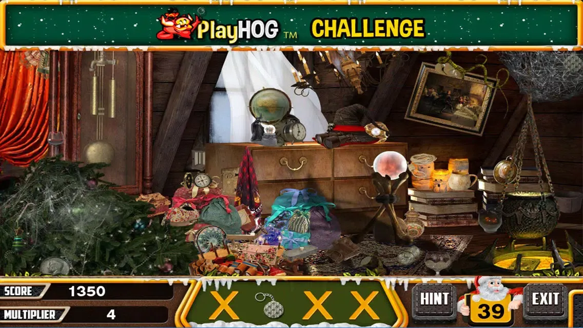 Captures d'écran de Spooky Christmas Hidden Object