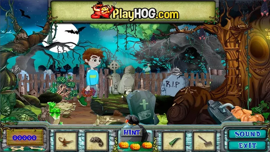 Ảnh chụp màn hình của Graveyard Hidden Object Games