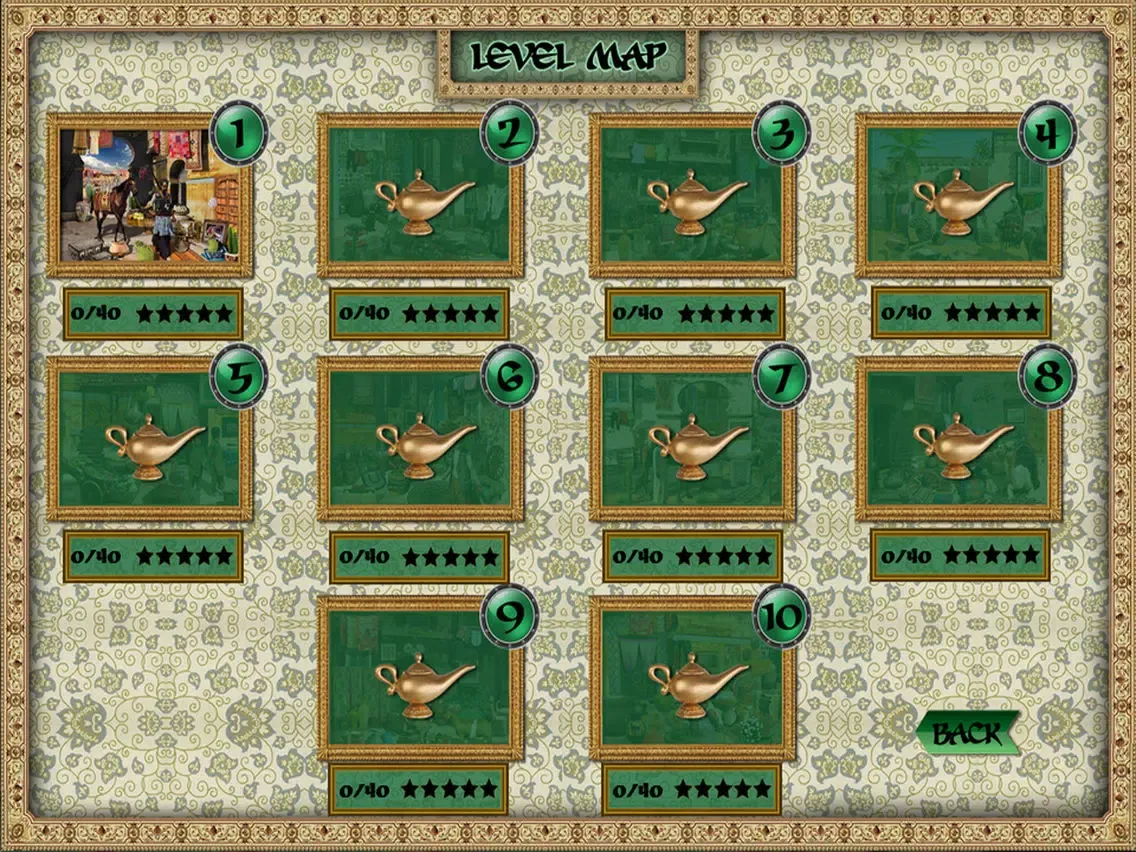 Capturas de tela do Trip to Persia Hidden Object iPad 