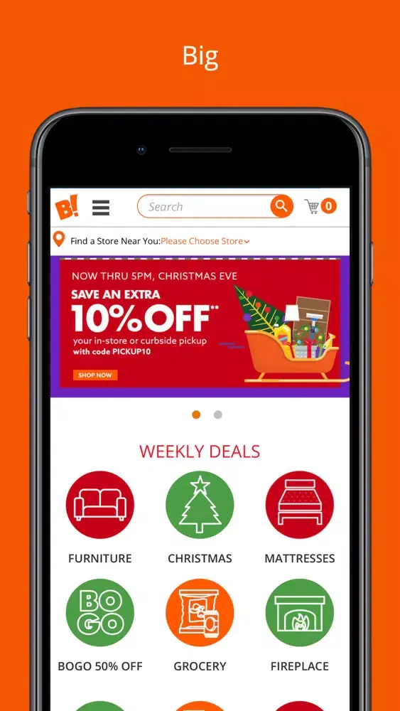 Zrzuty ekranu Big Lots ! Deals on Everything