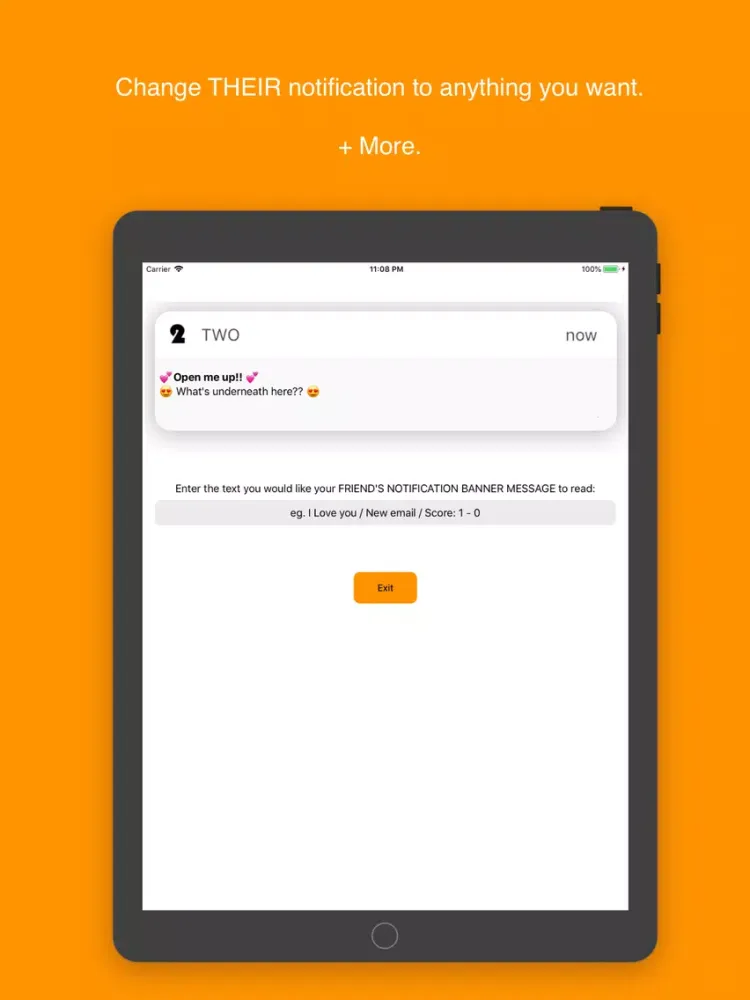 Two - messaging for 2 people. iPad  Ekran Görüntüleri