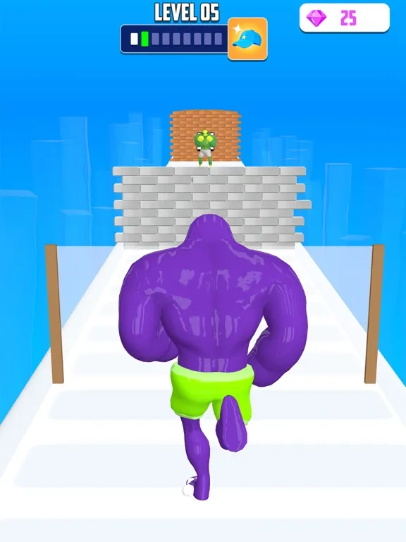 Big Man Runner Game iPad  Screenshots