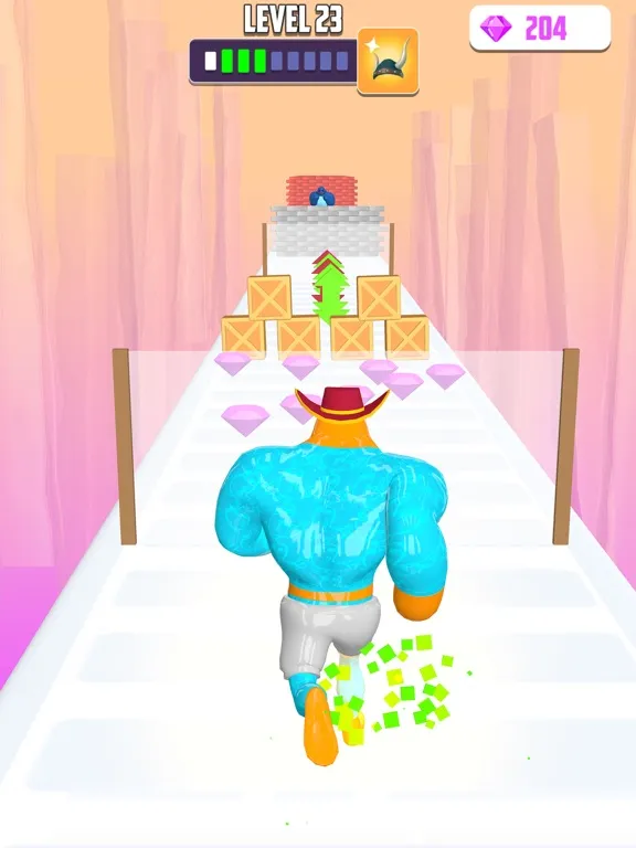 Big Man Runner Game iPad  Screenshots