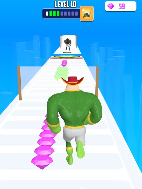 Big Man Runner Game iPad  Screenshots