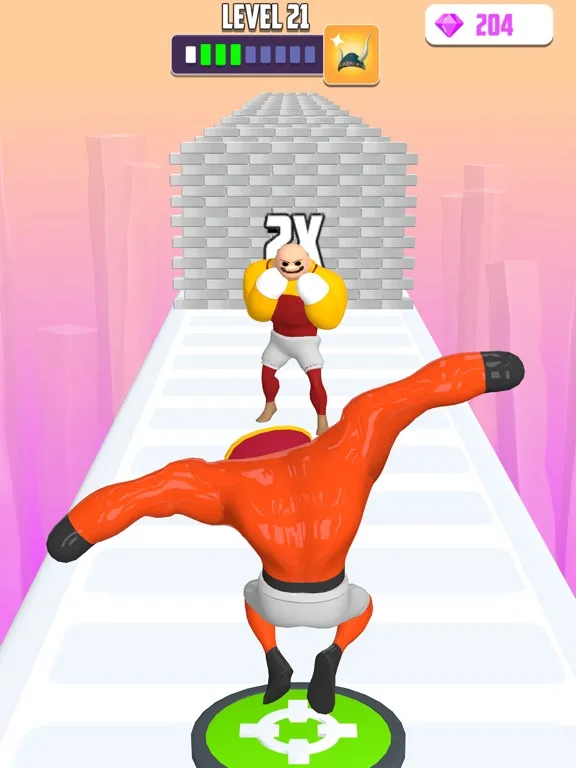Big Man Runner Game iPad  Screenshots