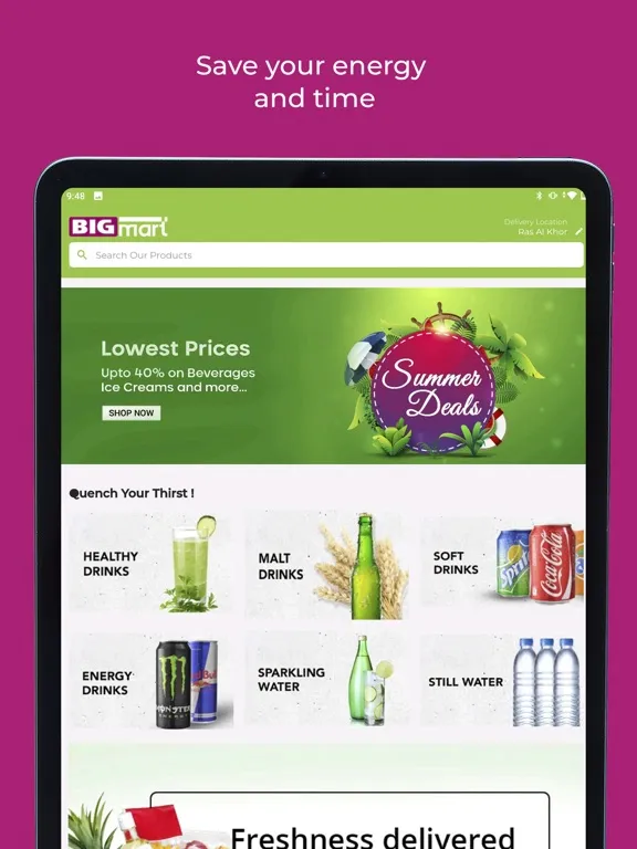 Bigmart Online iPad  Screenshots
