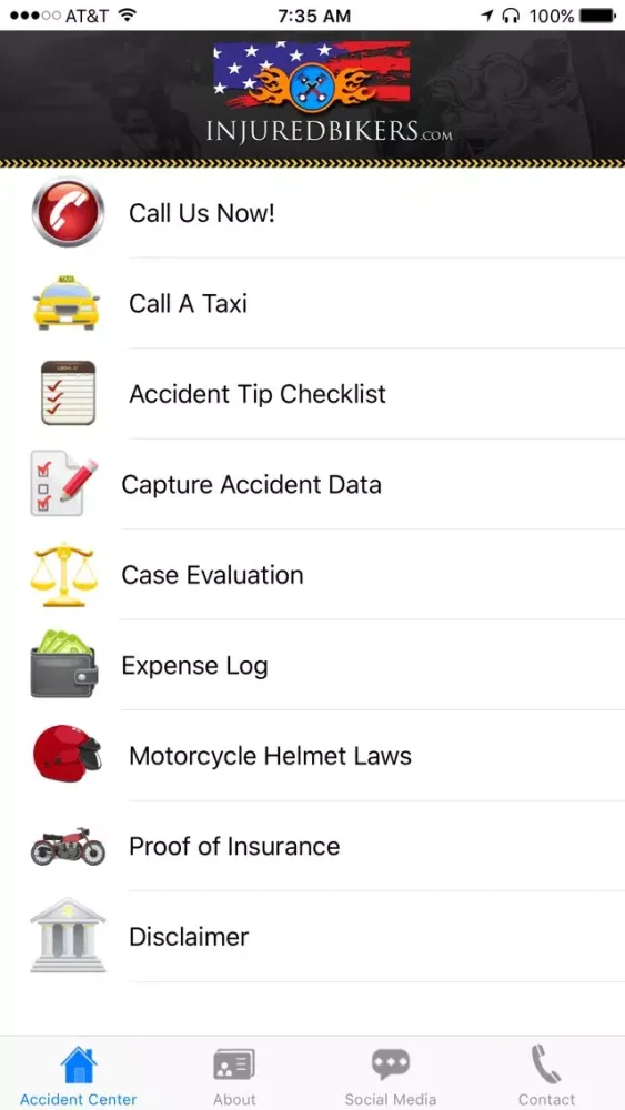 Captures d'écran de Injured Bikers - InjuredBikers.com
