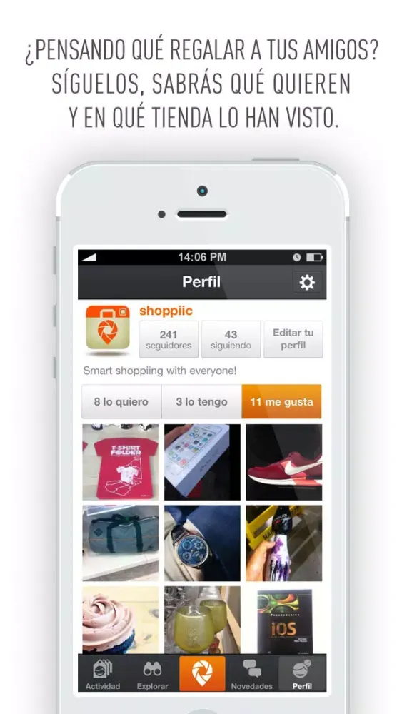 Capturas de tela do Shoppiic App - Compras con amigos