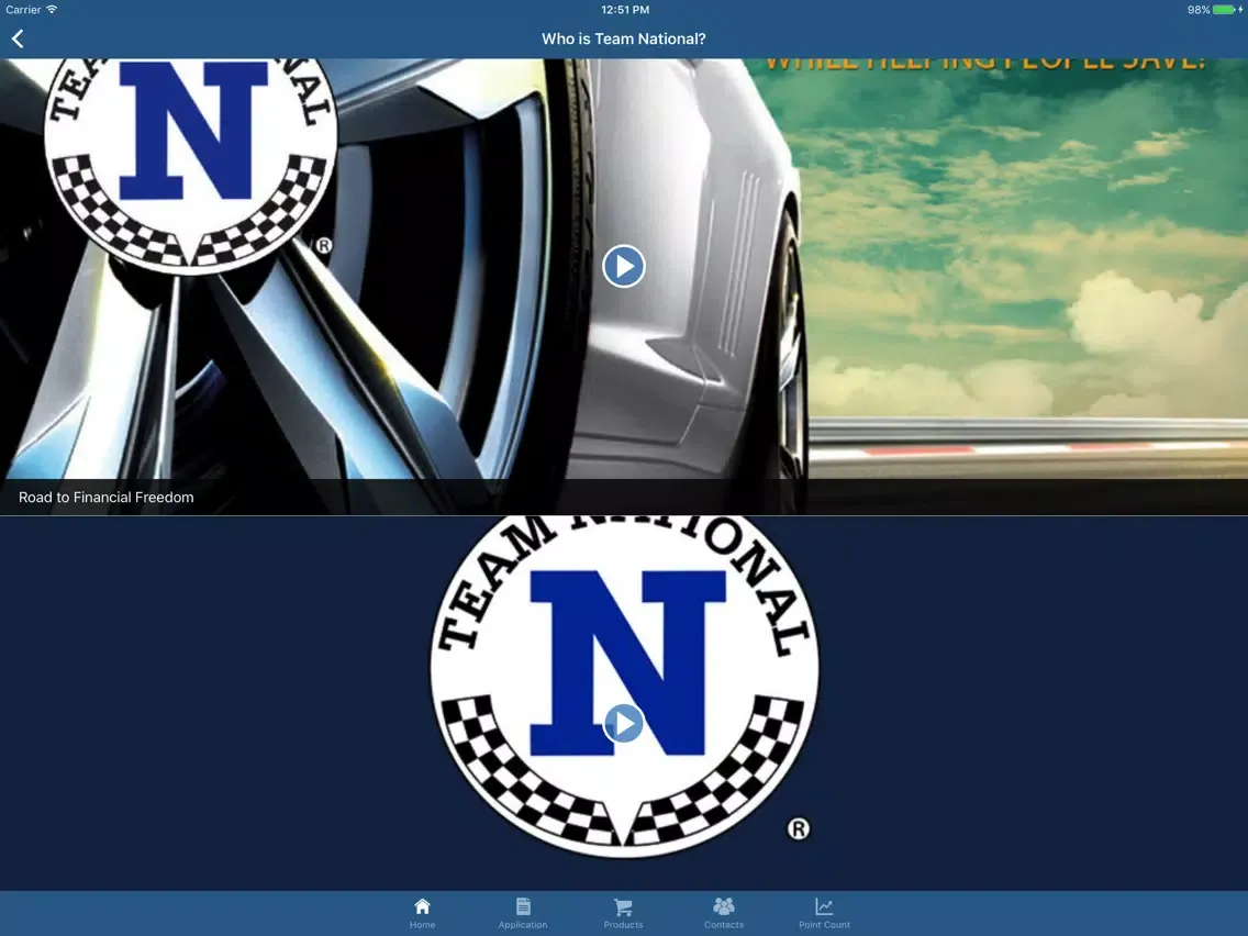 Скриншоты Team National Mobile iPad 