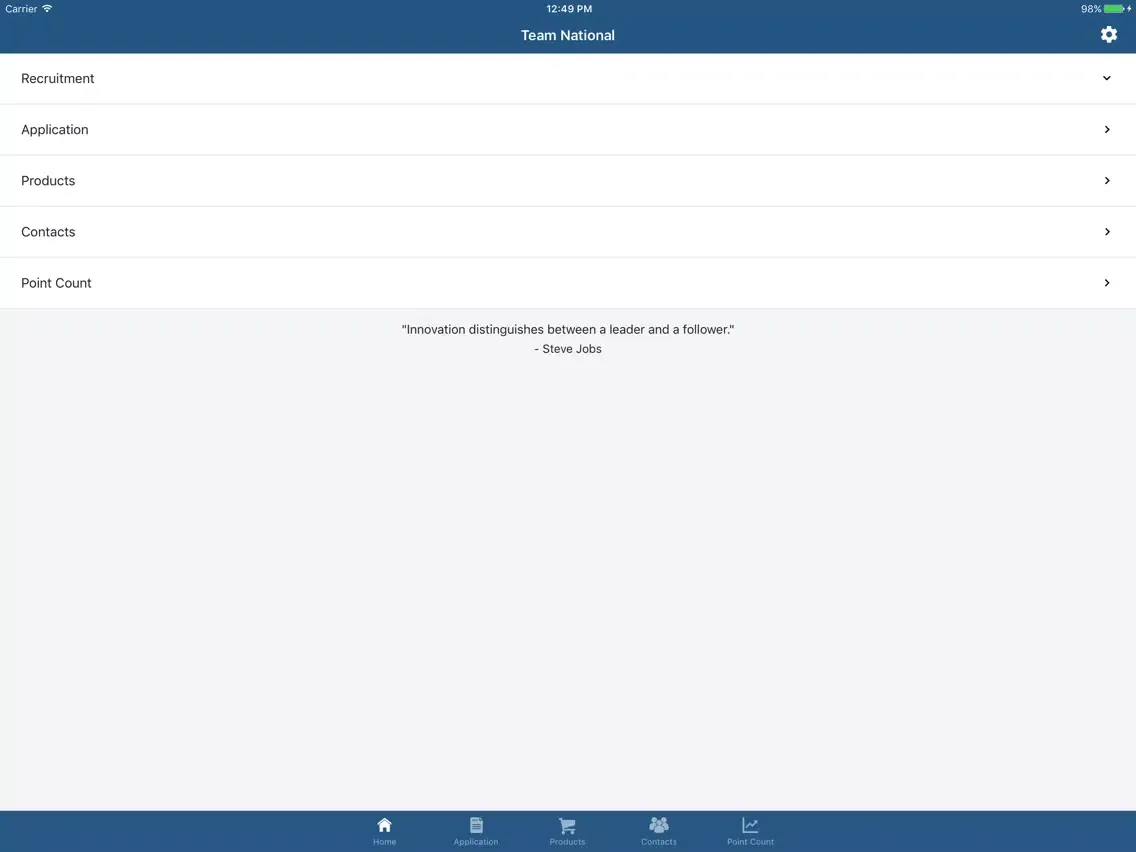 Скриншоты Team National Mobile iPad 