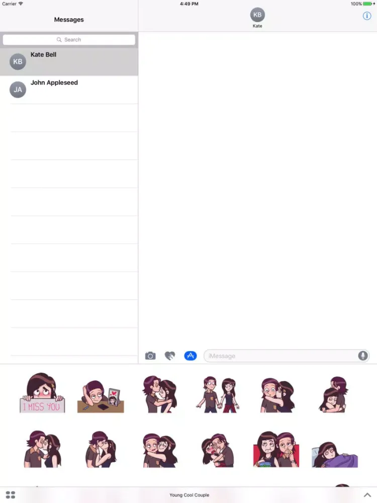 Скриншоты Young Cool Couple iPad 