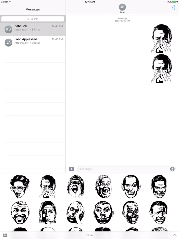 Скриншоты Emoji Pose iPad 
