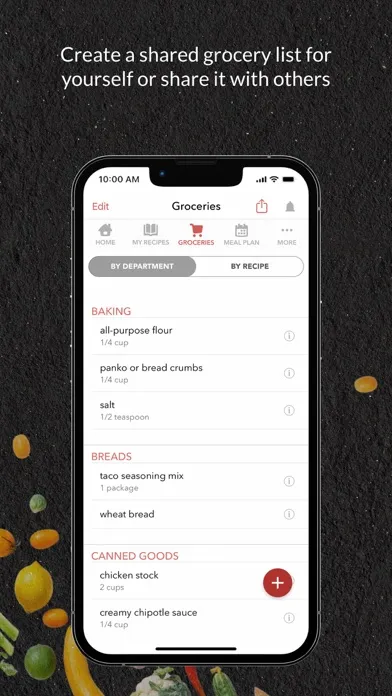BigOven Recipes & Meal Planner স্ক্রিনশট