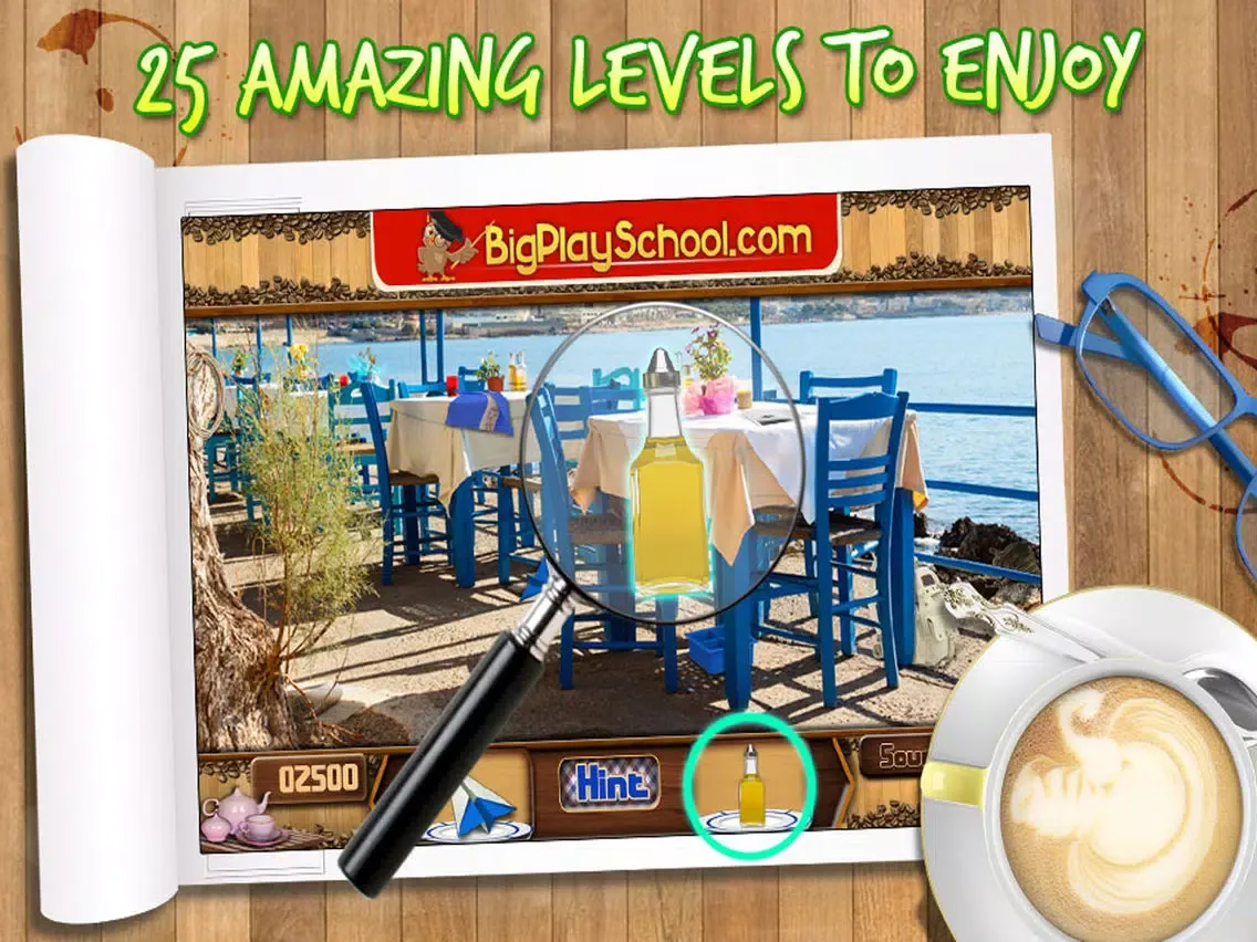 Boutique Cafe Hidden Objects Game iPad  Screenshots