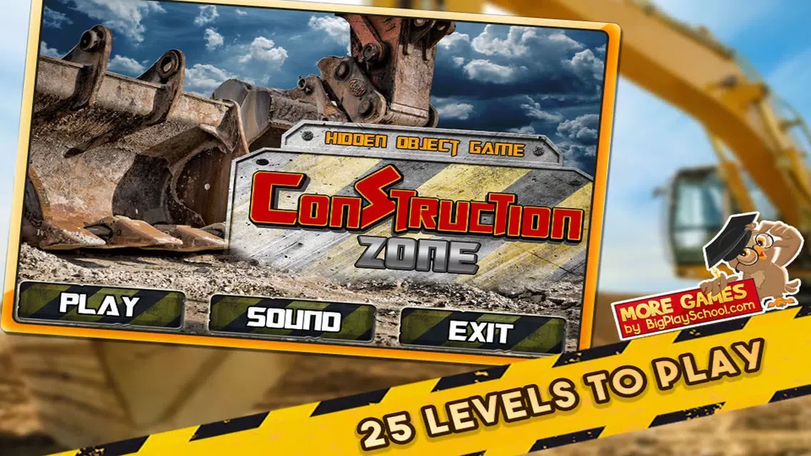 Tangkapan skrin Construction Zone Hidden Objects Game