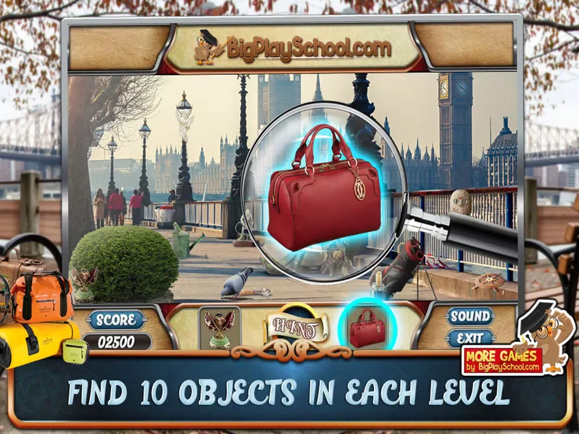 ภาพหน้าจอของ Inside Europe Hidden Object Games iPad 