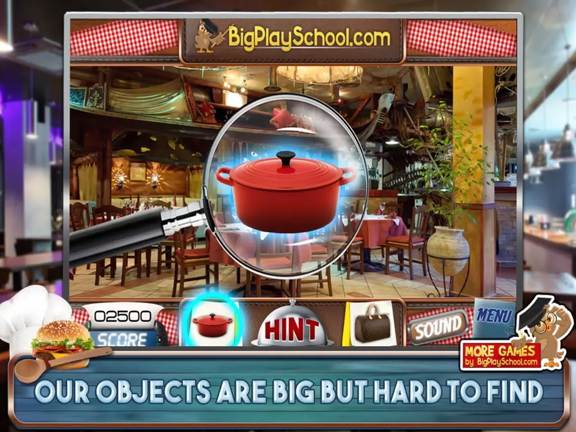 Petit Restaurant Hidden Objects Game iPad  سکرین شاٹس