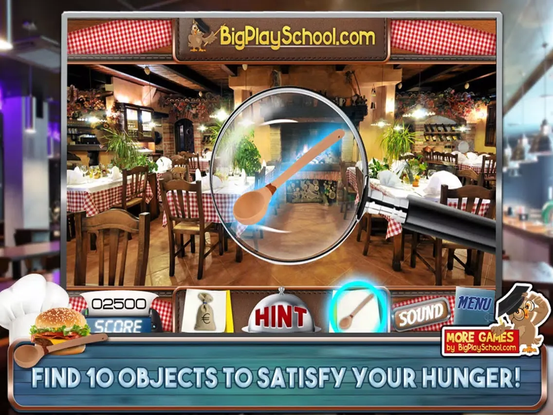Petit Restaurant Hidden Objects Game iPad  سکرین شاٹس
