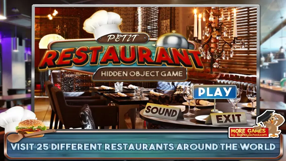 Petit Restaurant Hidden Objects Game سکرین شاٹس