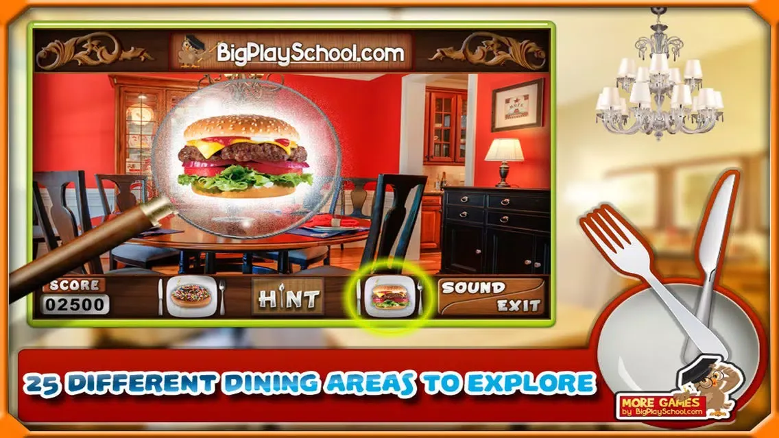 Zrzuty ekranu Pure Dining Hidden Object Games