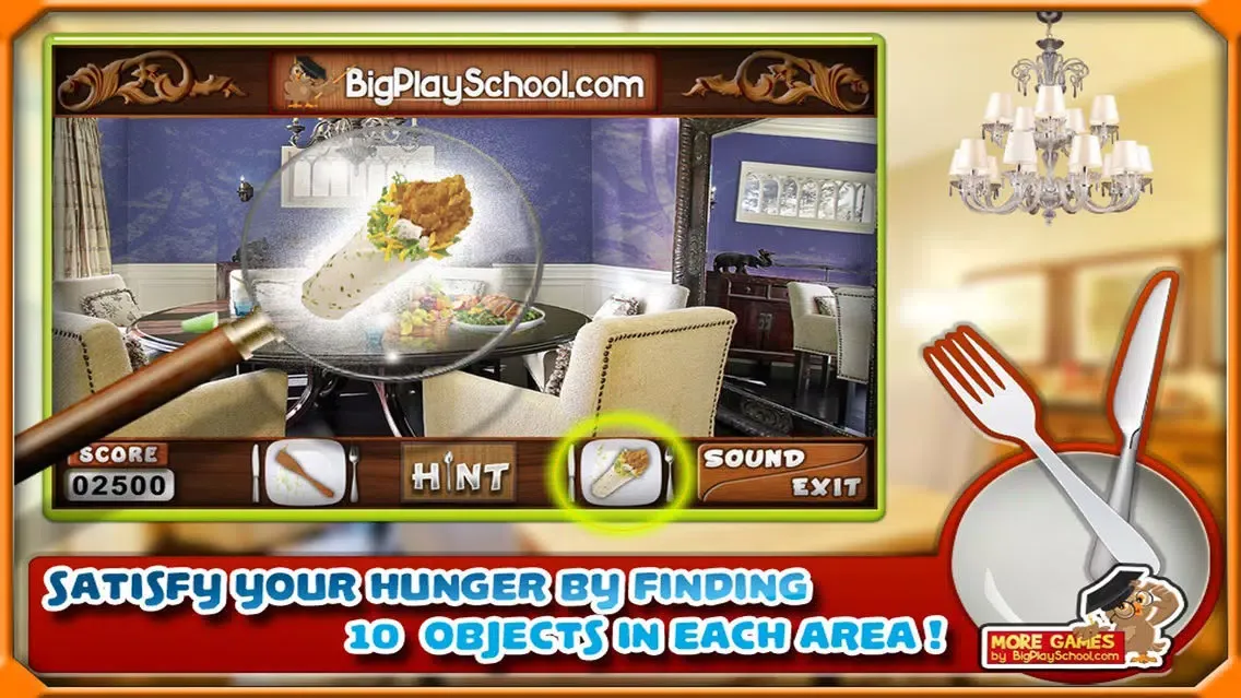 Zrzuty ekranu Pure Dining Hidden Object Games