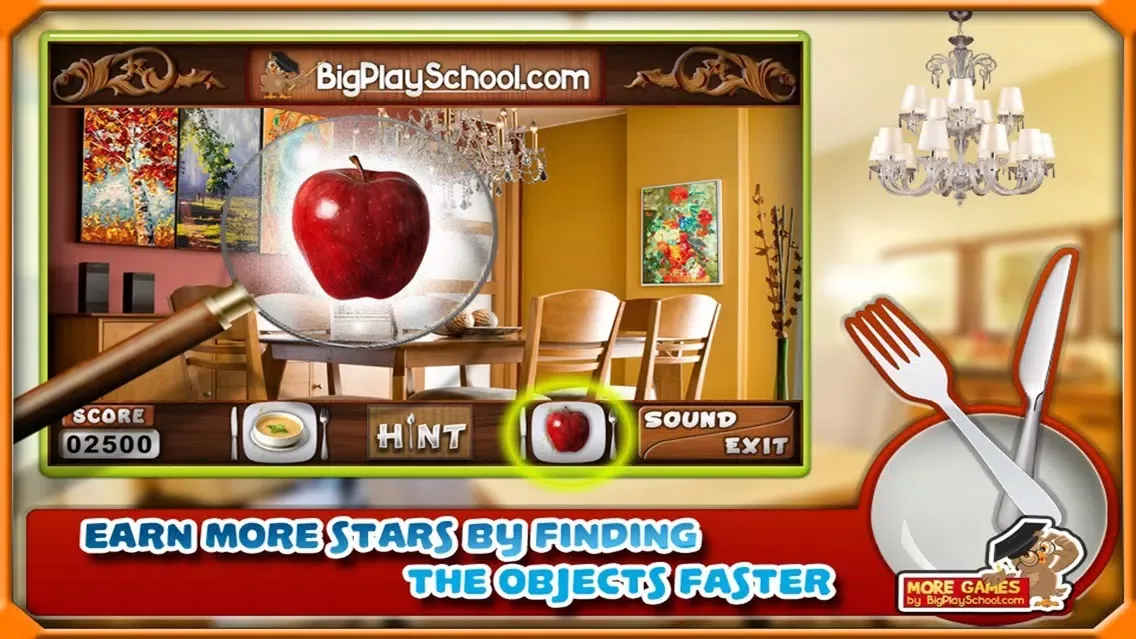 Zrzuty ekranu Pure Dining Hidden Object Games