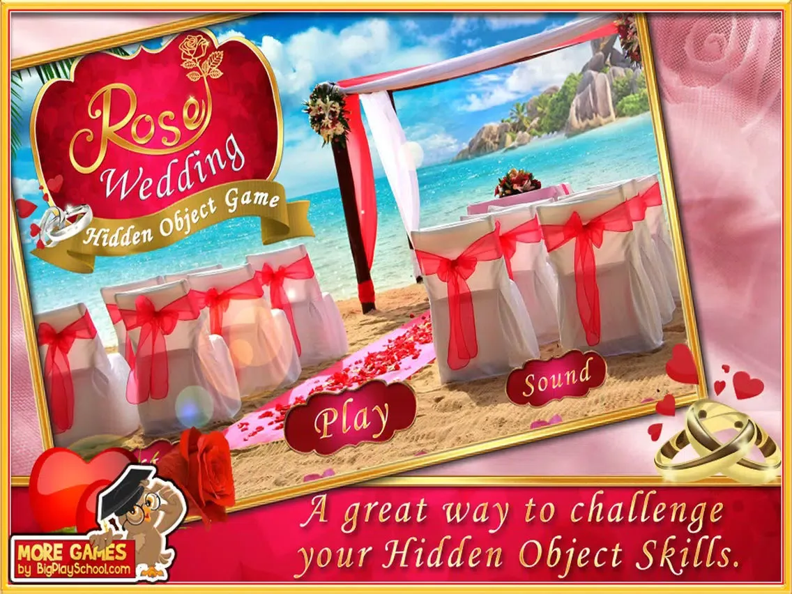 Capturas de pantalla de Rose Wedding Hidden Objects Game iPad 