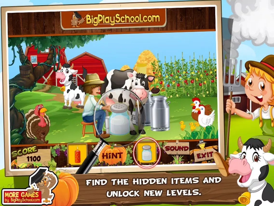 Tangkapan skrin Simple Farm Hidden Objects Game iPad 
