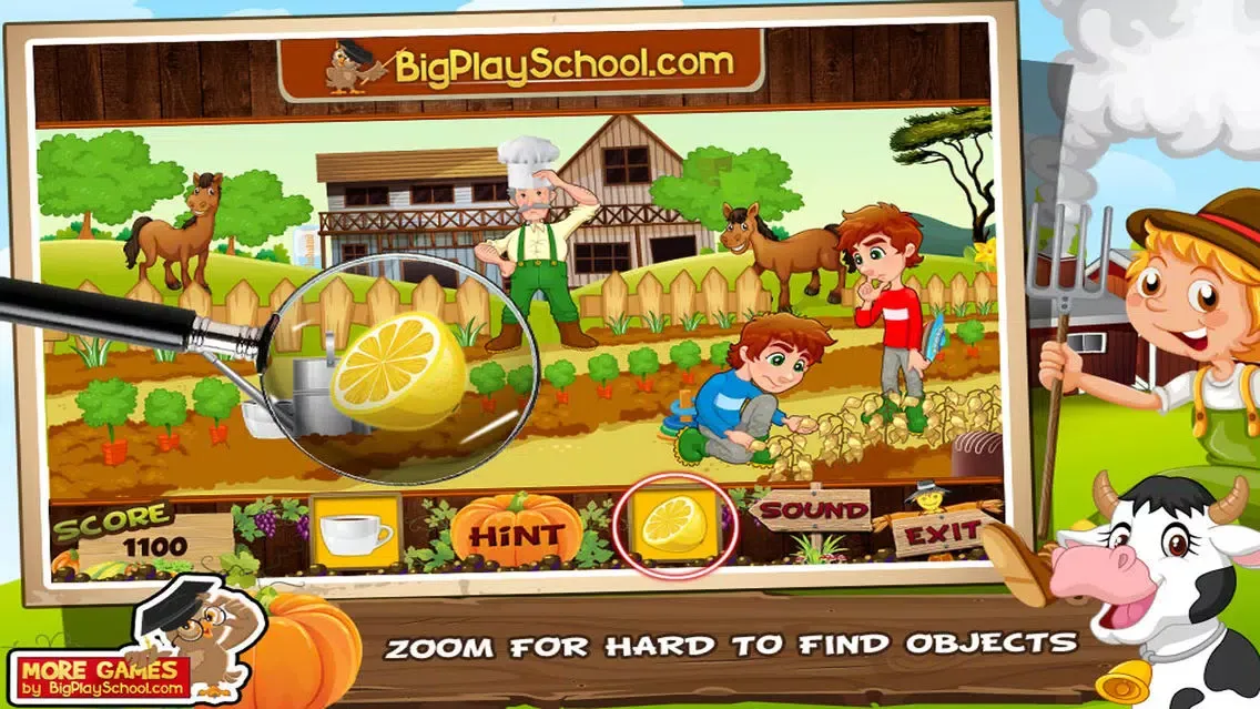 Tangkapan skrin Simple Farm Hidden Objects Game