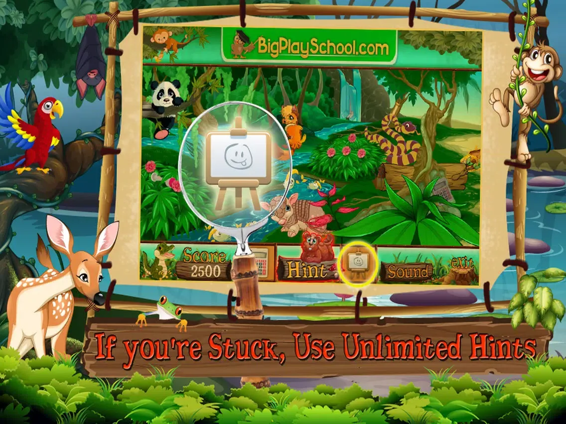 Zrzuty ekranu The Jungle Hidden Objects Game iPad 