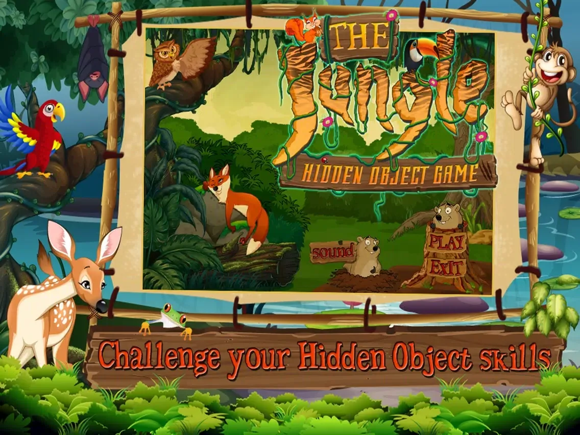 Zrzuty ekranu The Jungle Hidden Objects Game iPad 