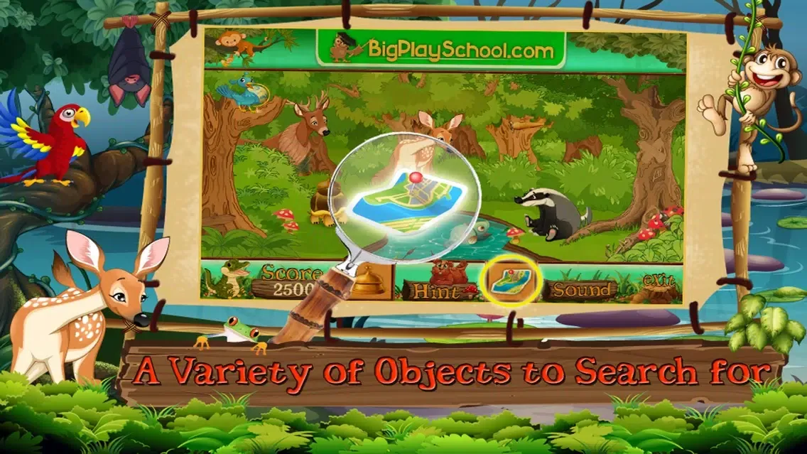 Zrzuty ekranu The Jungle Hidden Objects Game