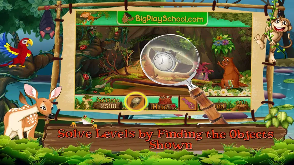 Zrzuty ekranu The Jungle Hidden Objects Game