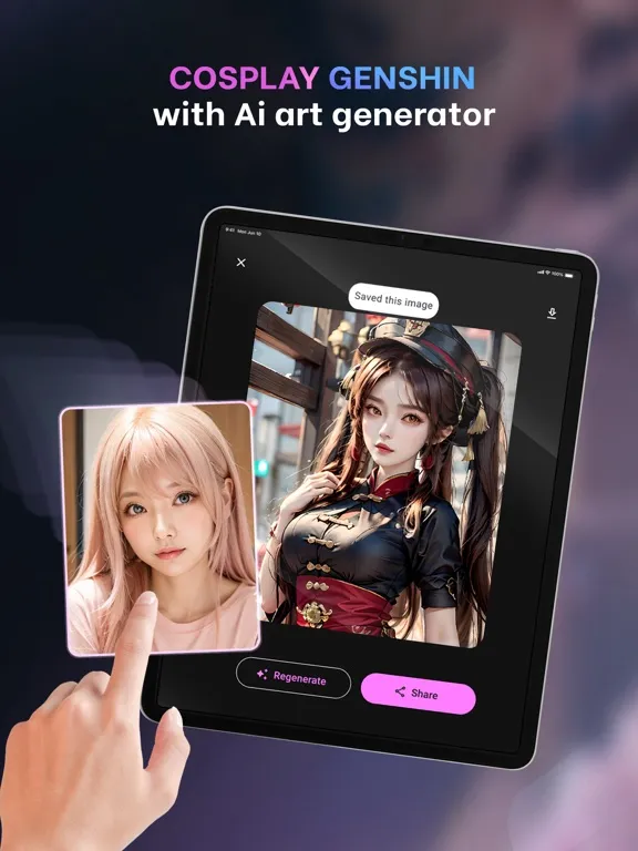 Screenshot di UniAI: AI Art Generator iPad 