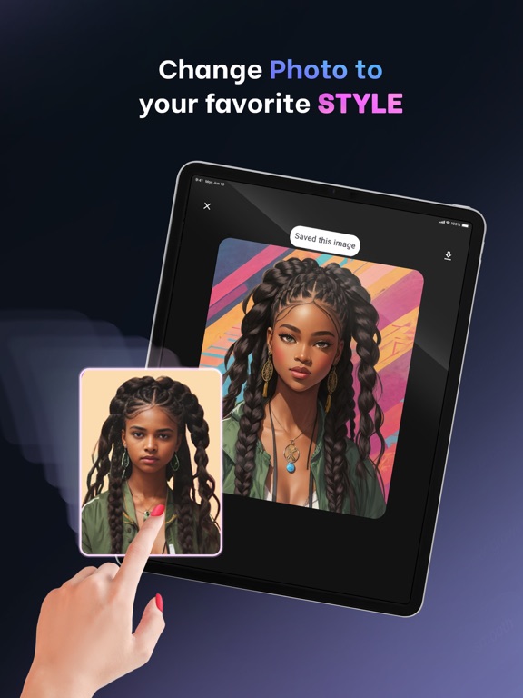 ภาพหน้าจอของ UniAI: AI Art Generator iPad 